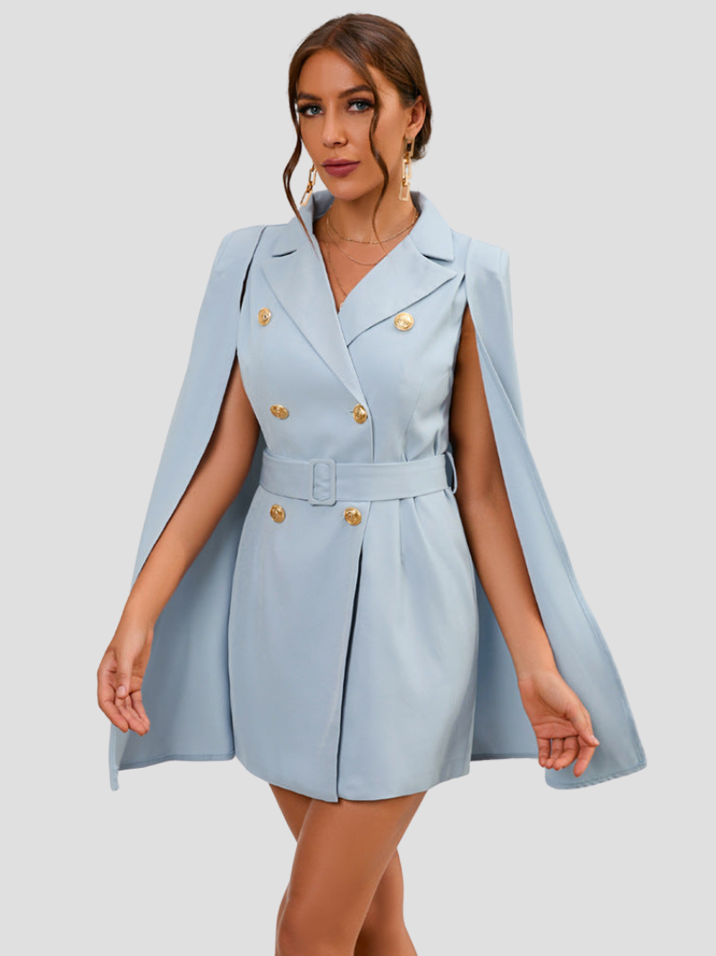 Cape Blazer Dress