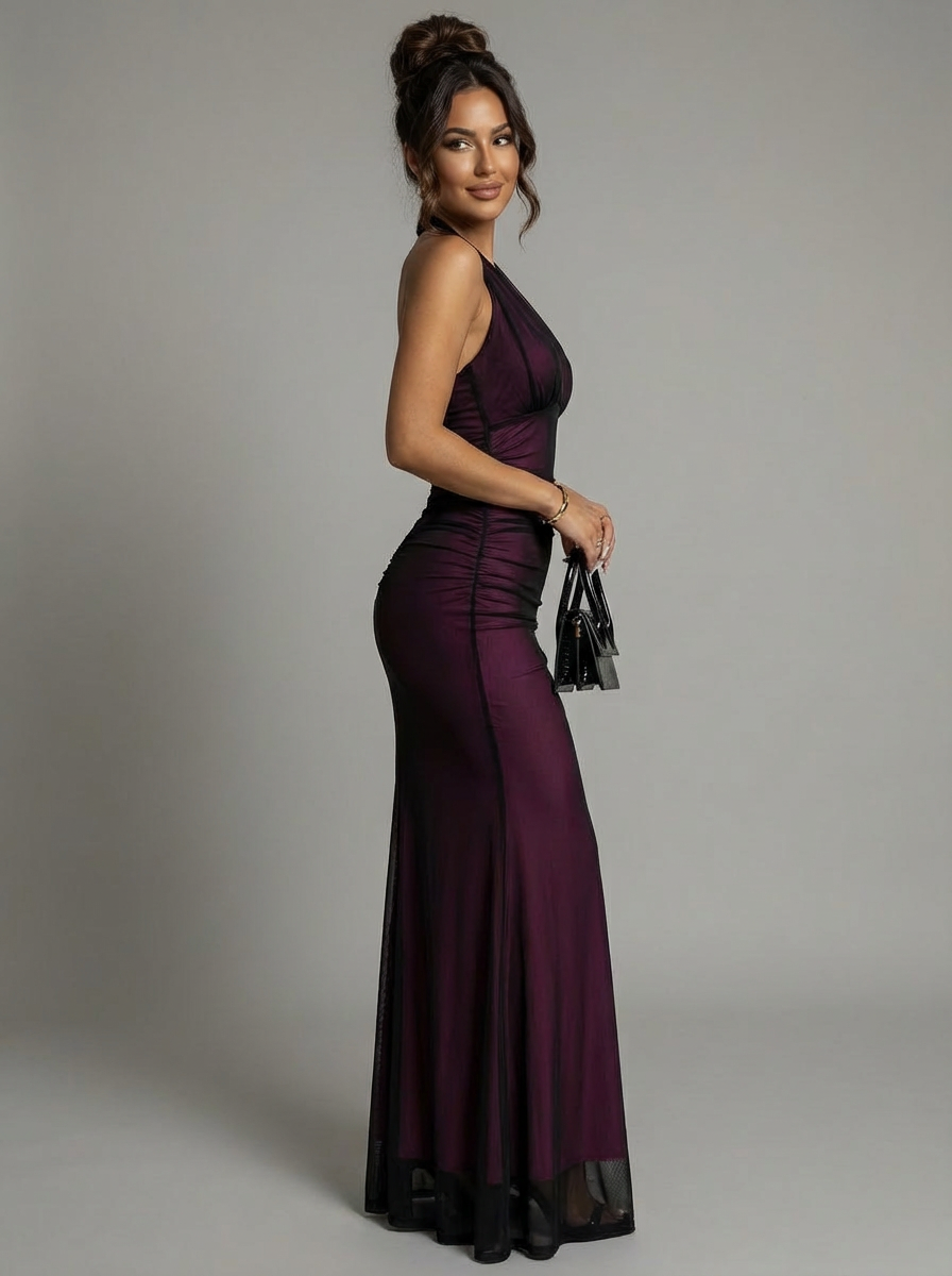 Aurelia Mesh Maxi Dress