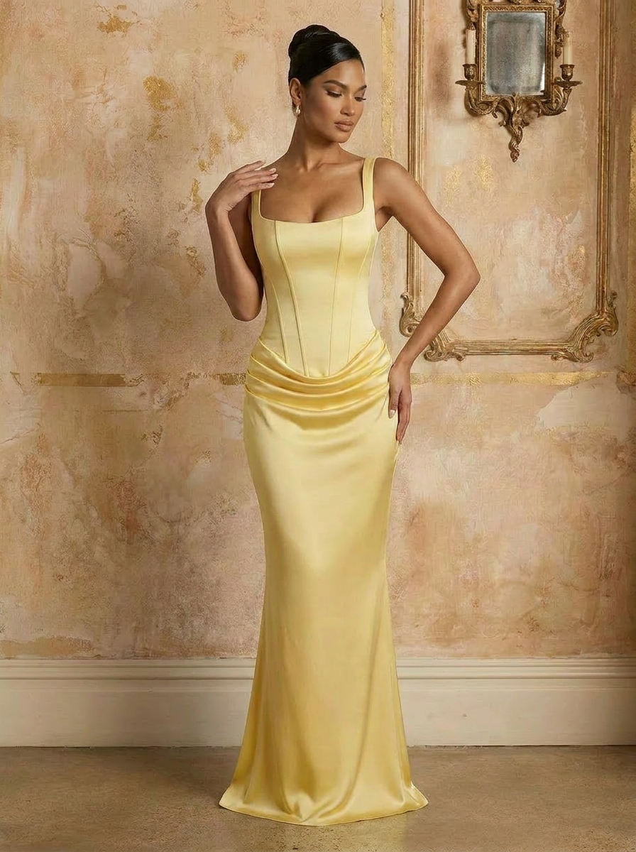 Velora Corset Maxi Dress