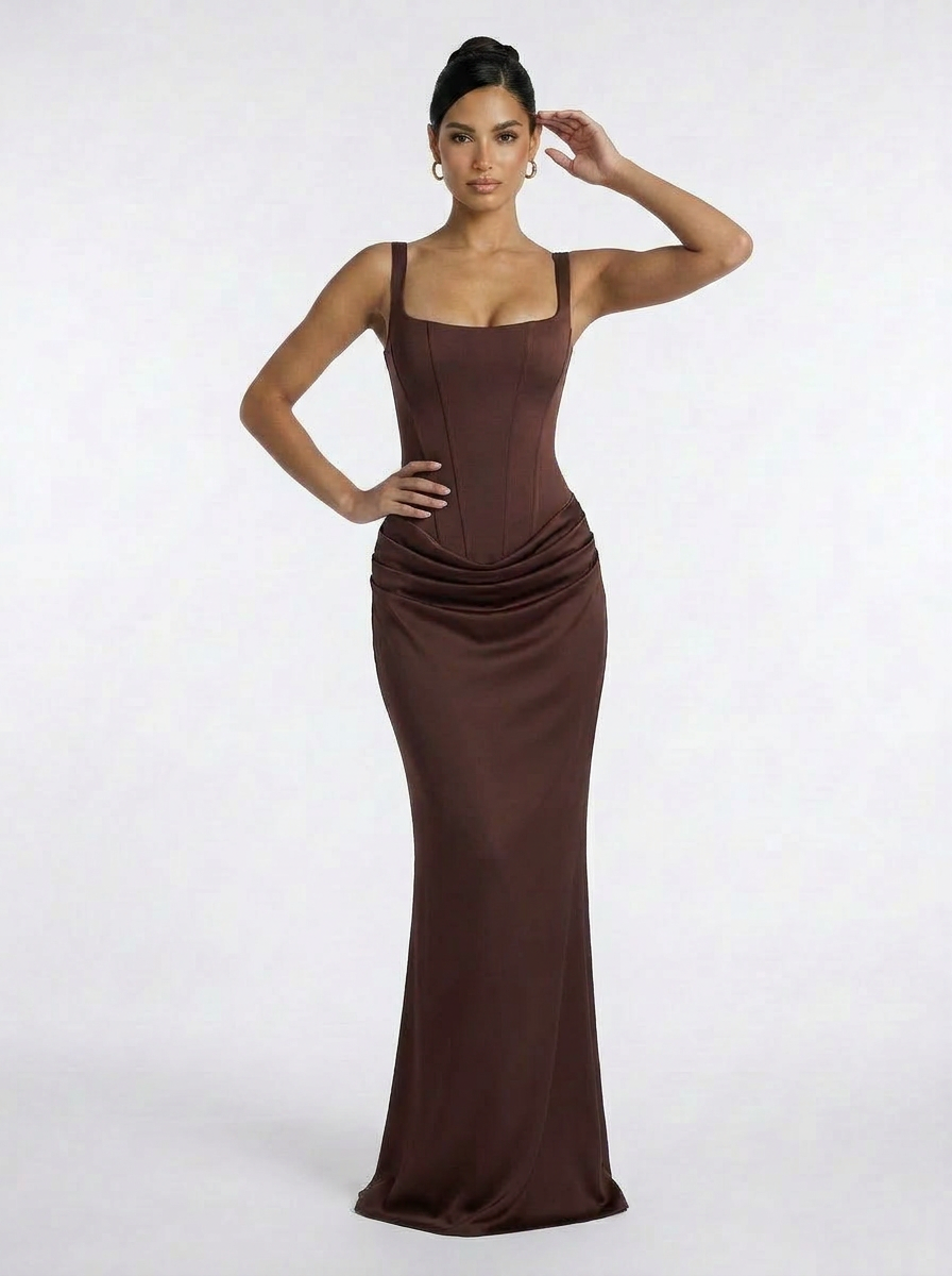 Velora Corset Maxi Dress