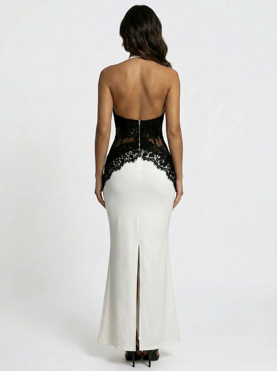Celestine Lace Contour Gown