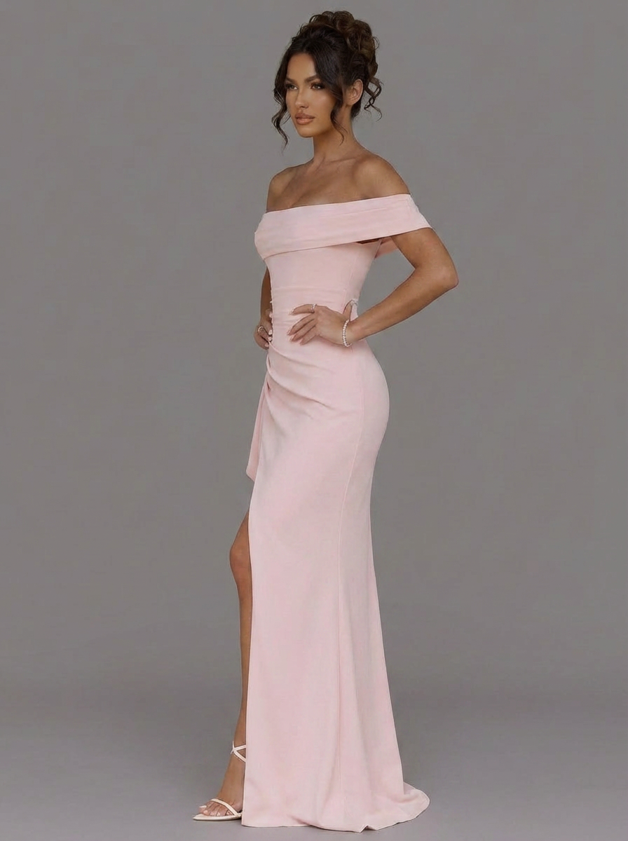 Orlisse Slit Maxi Dress