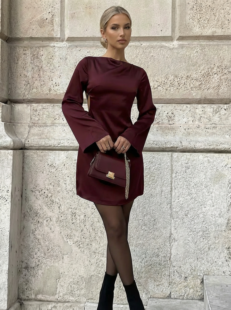 Solenne Slit Maxi Dress