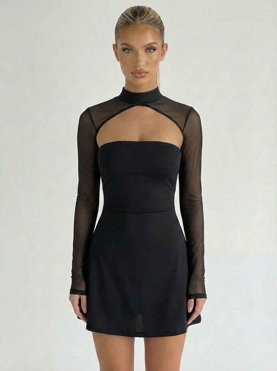 Zirelle Cutout Mini Dress