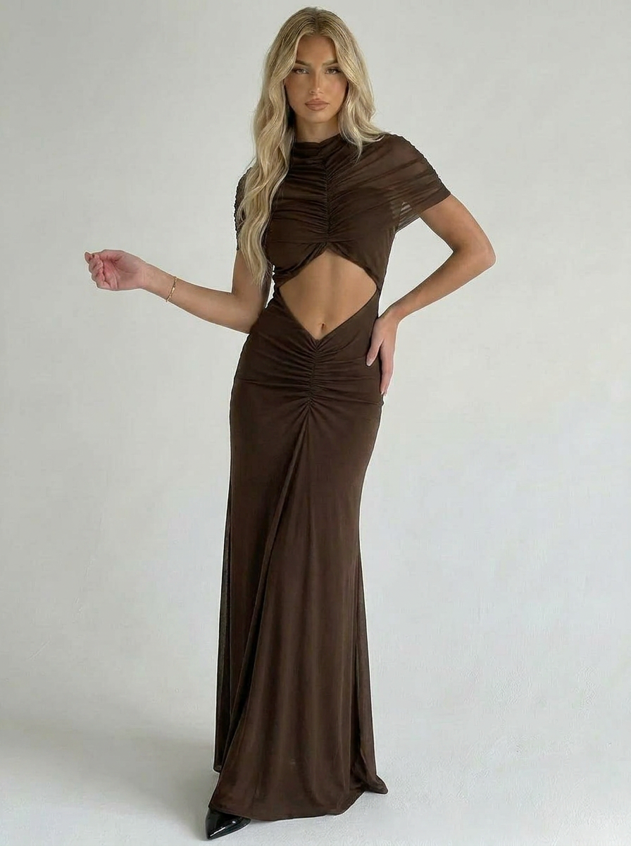 Zirelle Cutout Maxi Dress