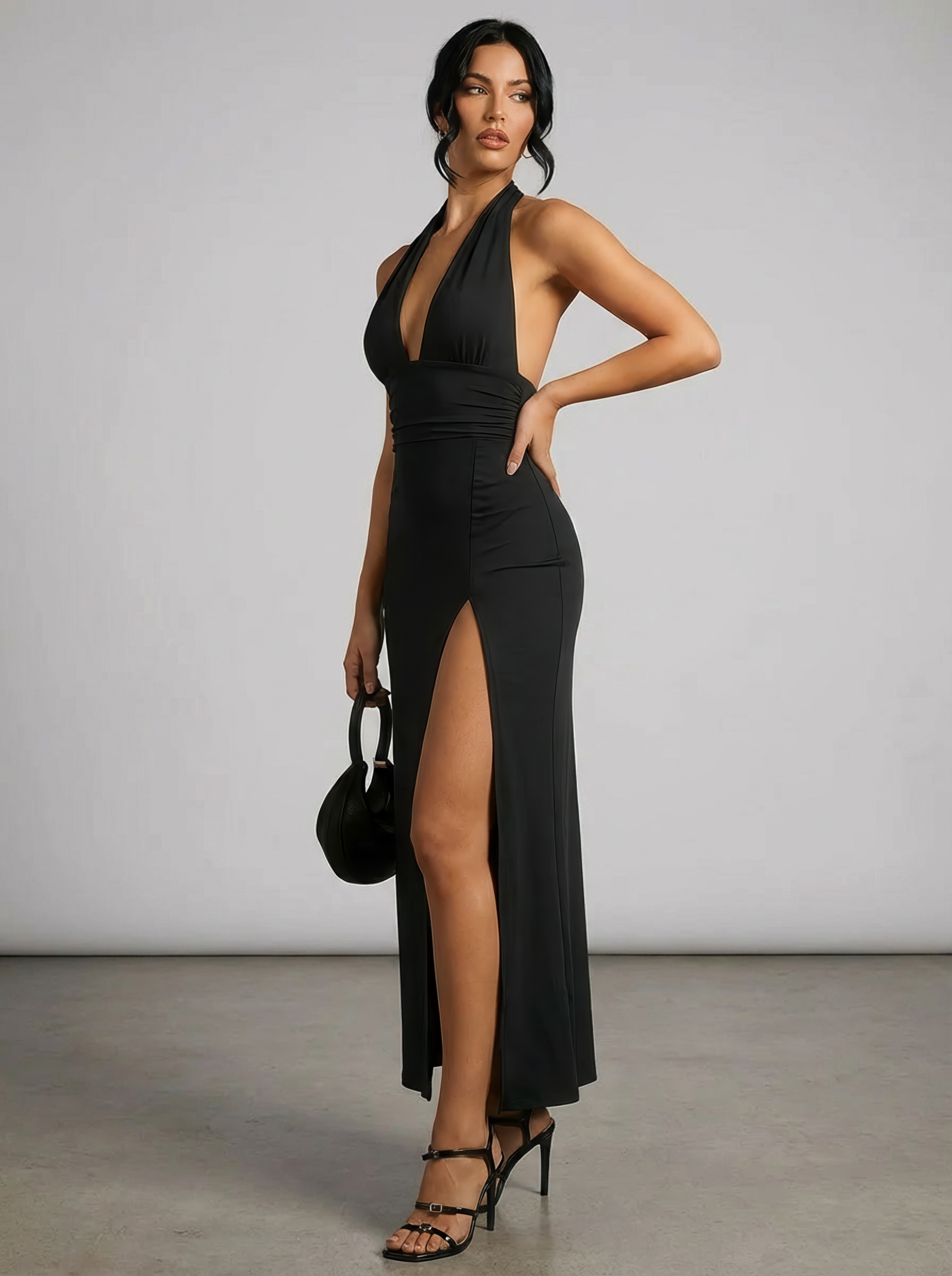 Avelon Halter Maxi Dress