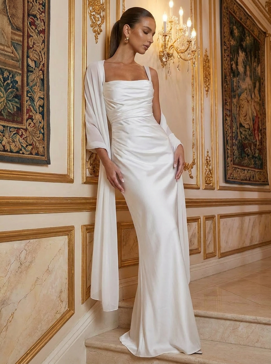 Solenne Scarf Maxi Dress
