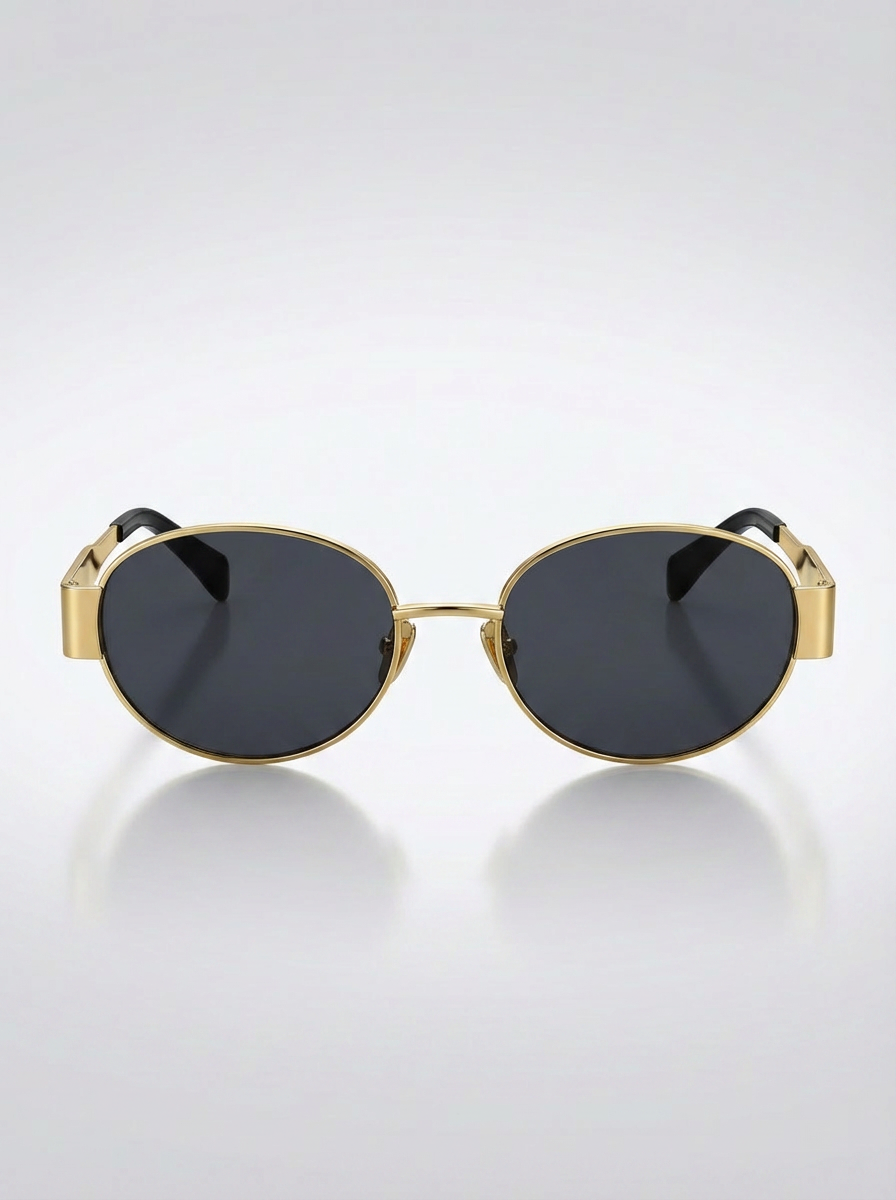 Vintage Round Frame Sunglasses