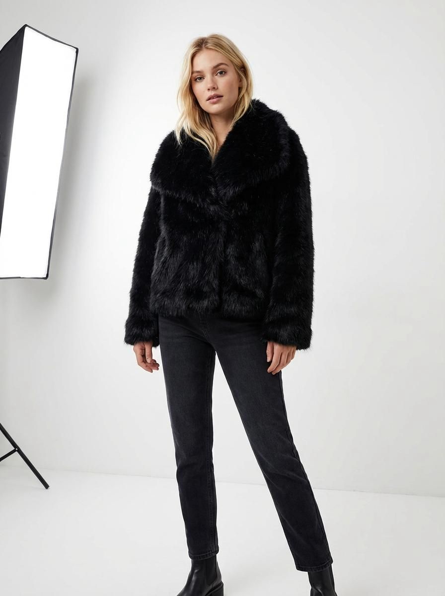 Cozy Faux Fur Jacket