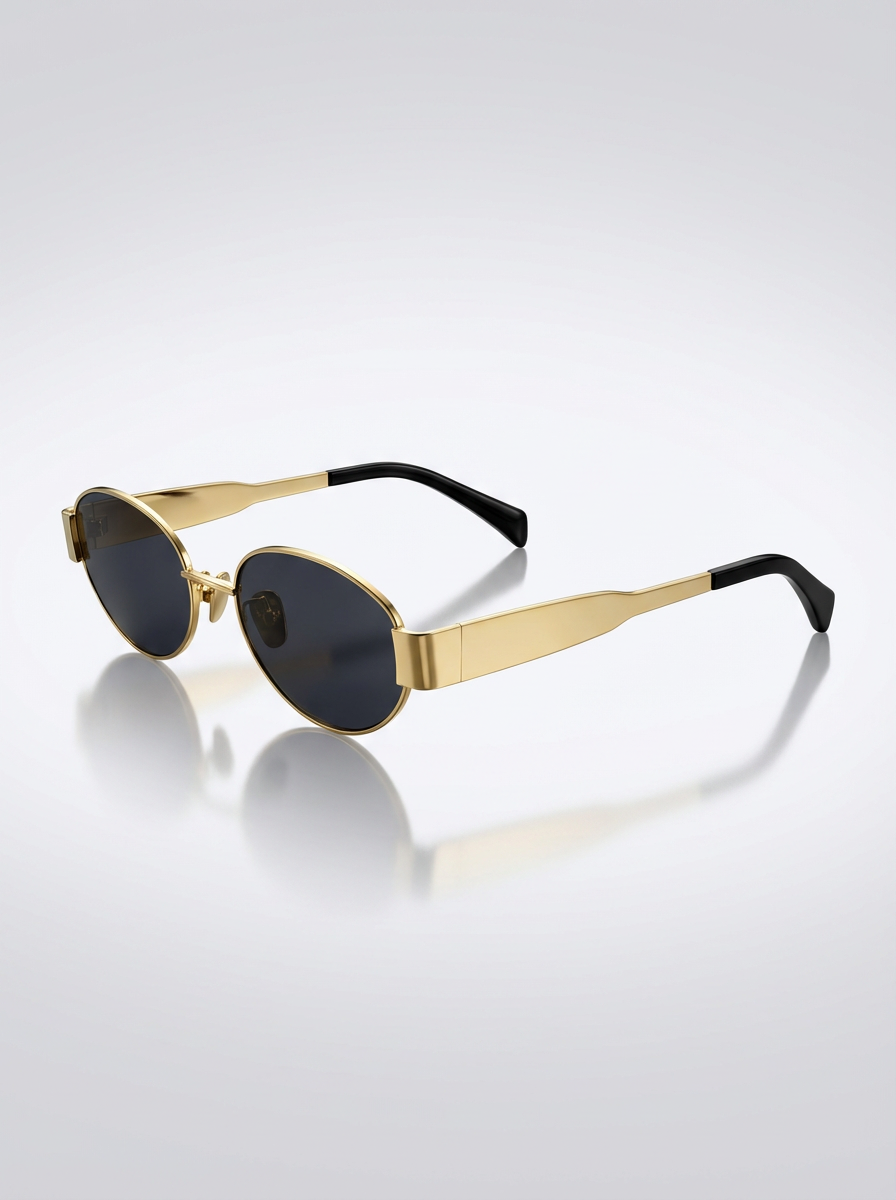 Vintage Round Frame Sunglasses