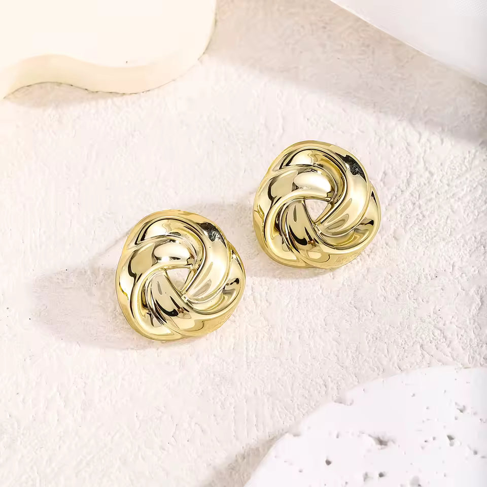 Classic Knot Stud Earrings