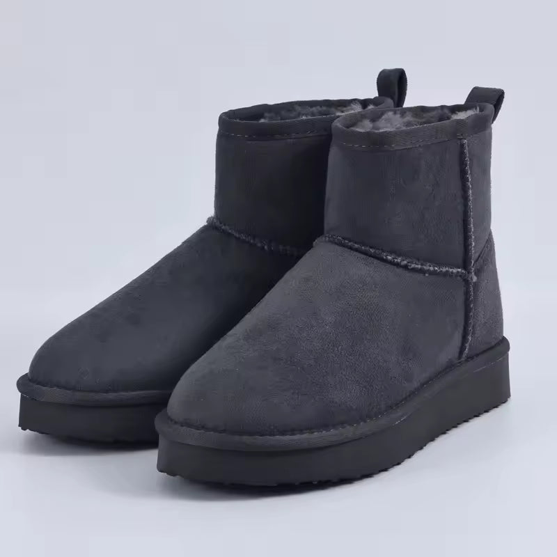 Plush Faux Fur Lined Boots