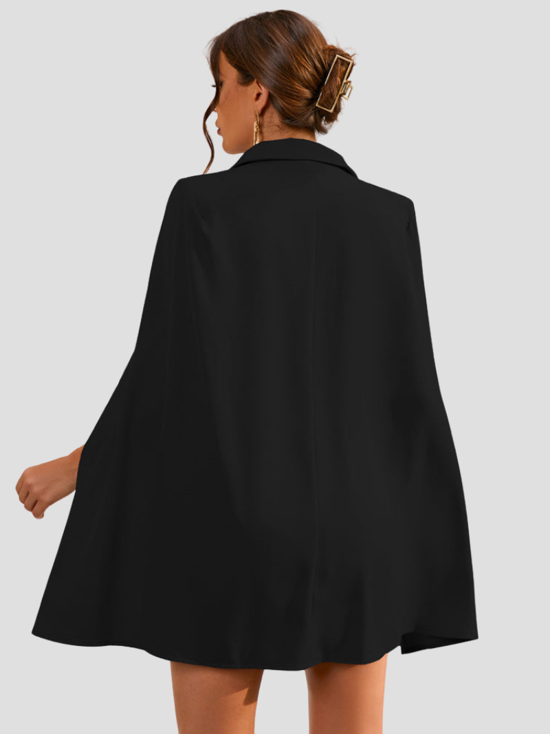Cape Blazer Dress