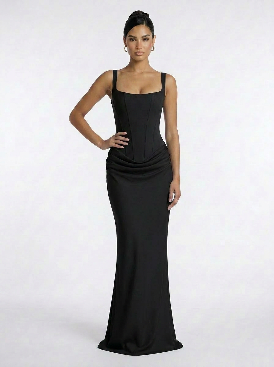 Velora Corset Maxi Dress