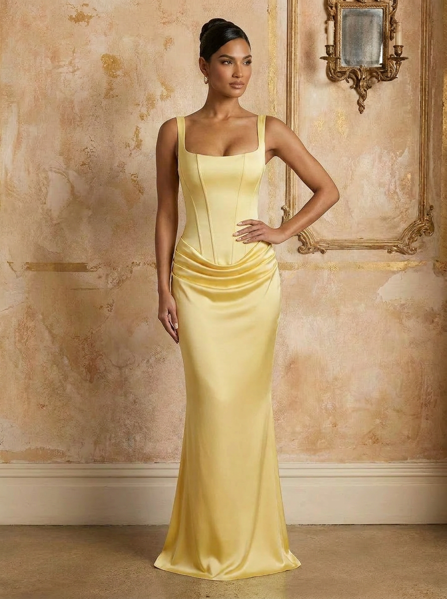 Velora Corset Maxi Dress