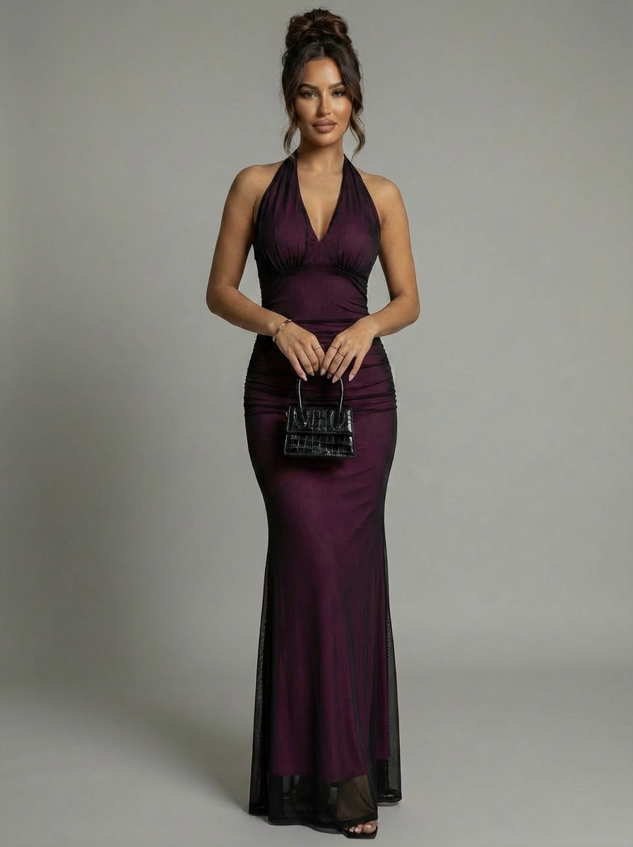 Aurelia Mesh Maxi Dress