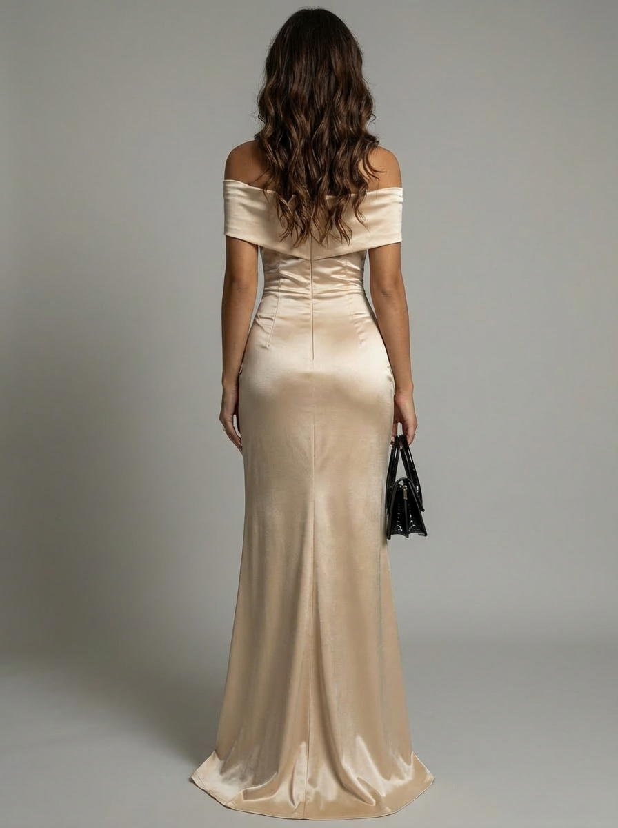 Solenne Slit Maxi Dress