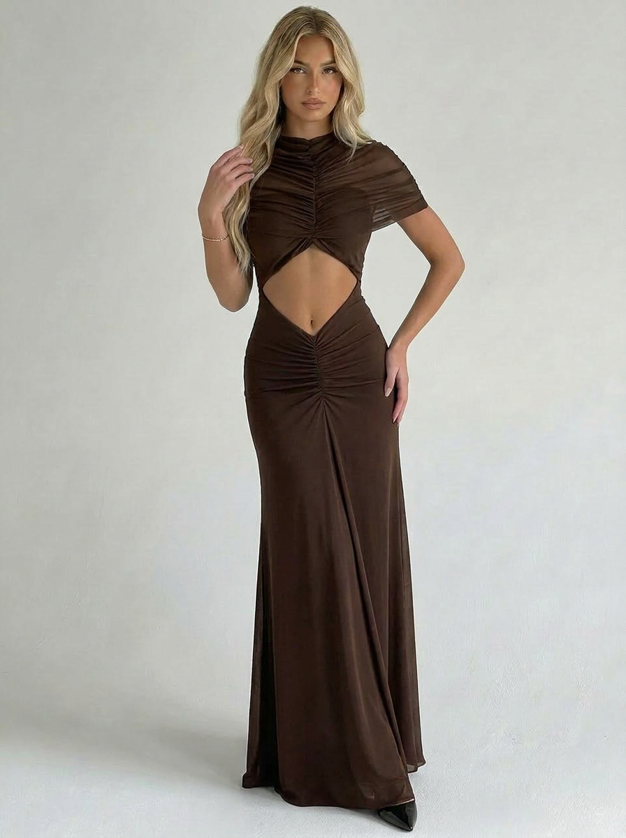 Zirelle Cutout Maxi Dress