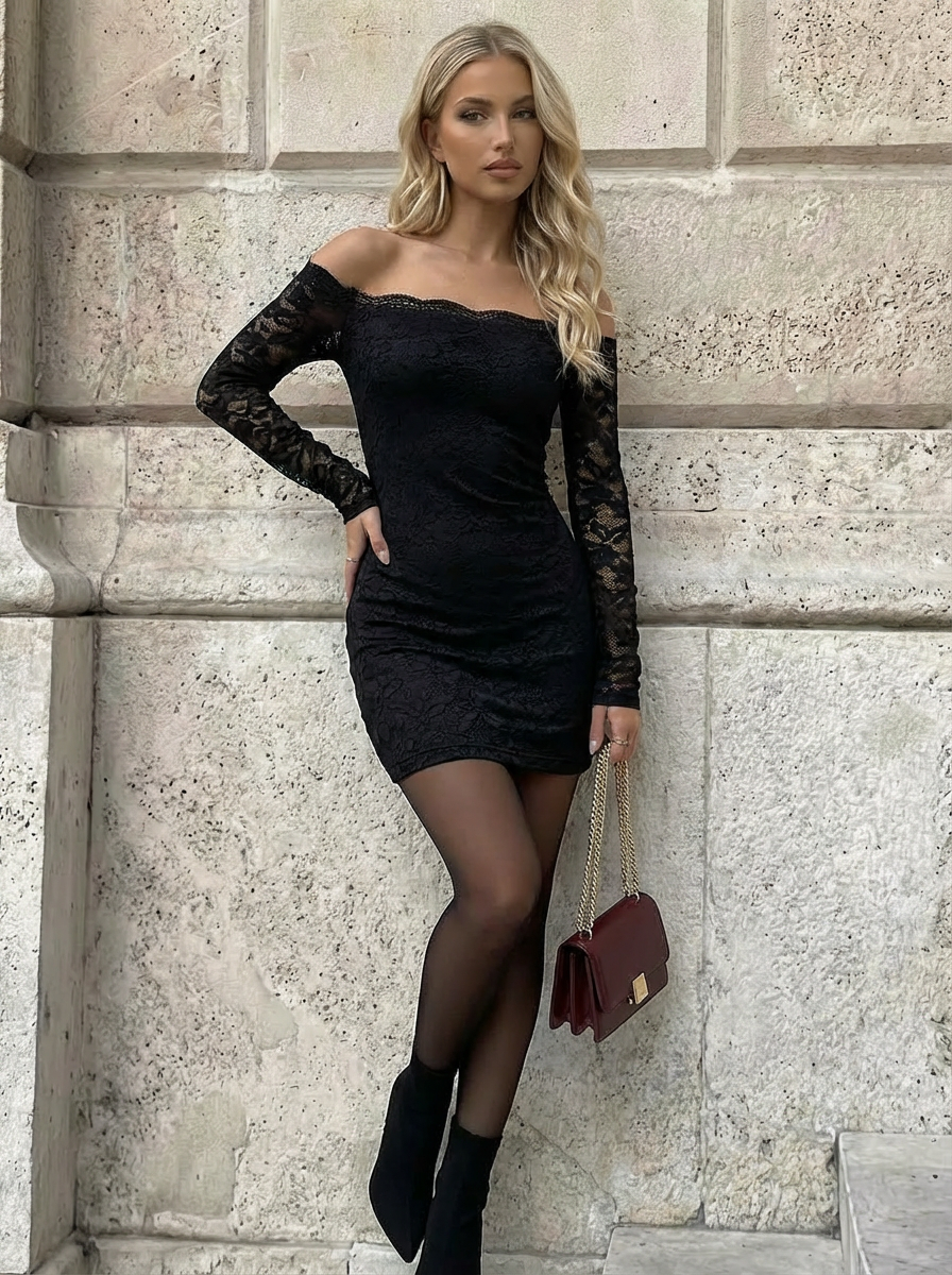 Serelle Lace Mini Dress