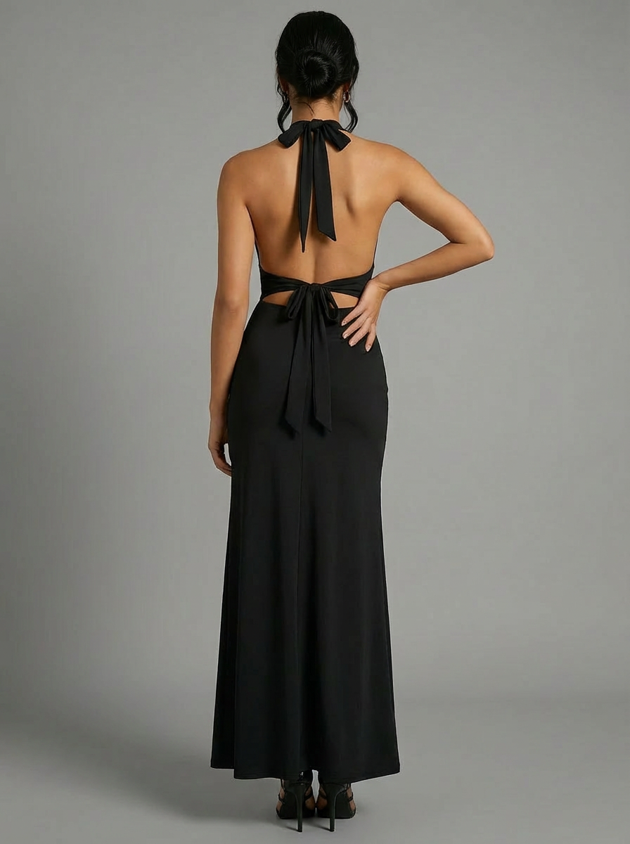 Avelon Halter Maxi Dress