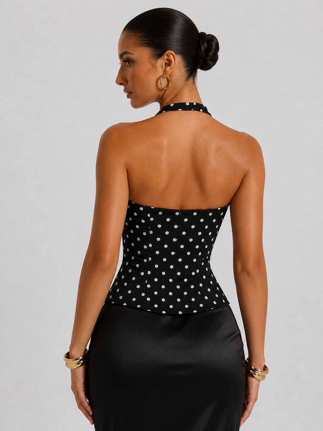 Colette Polka Corset Top